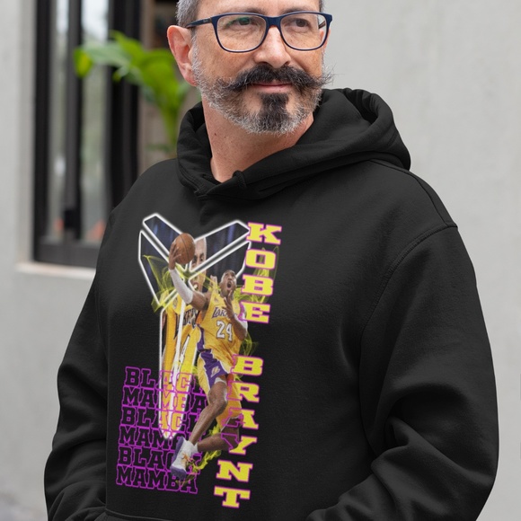 BLACK MAMBA KOBE;  BE THE BEST VERSION OF YOURSELF:: UNISEX CUSTOM HOODIE - Picture 5 of 8